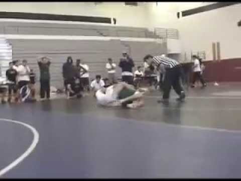 Still frame from the fight footage